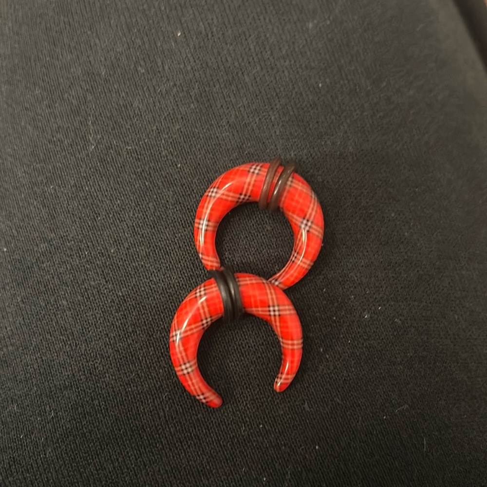 Acrylic plaid pinchers 2g